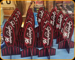 Master Pinstriper Casey Kennell knocked out this auction piece.
