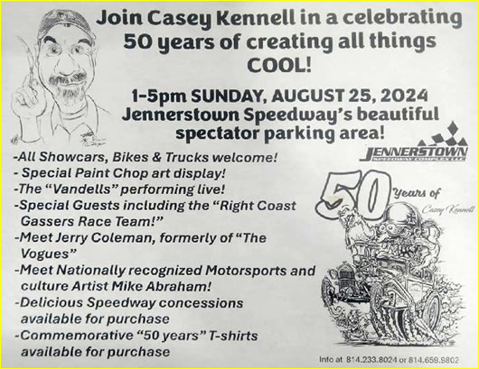 join Casey Kennell in celebrating 50 years of creating all thing COOL