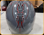 Pinstriped Helmet