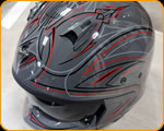 Pinstriped Helmet