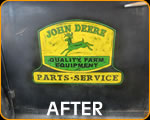 John Deere Made to look old.